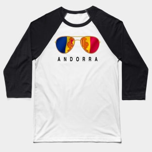 Andorra Sunglasses, Andorra Flag, Andorra gift , Andorran Baseball T-Shirt